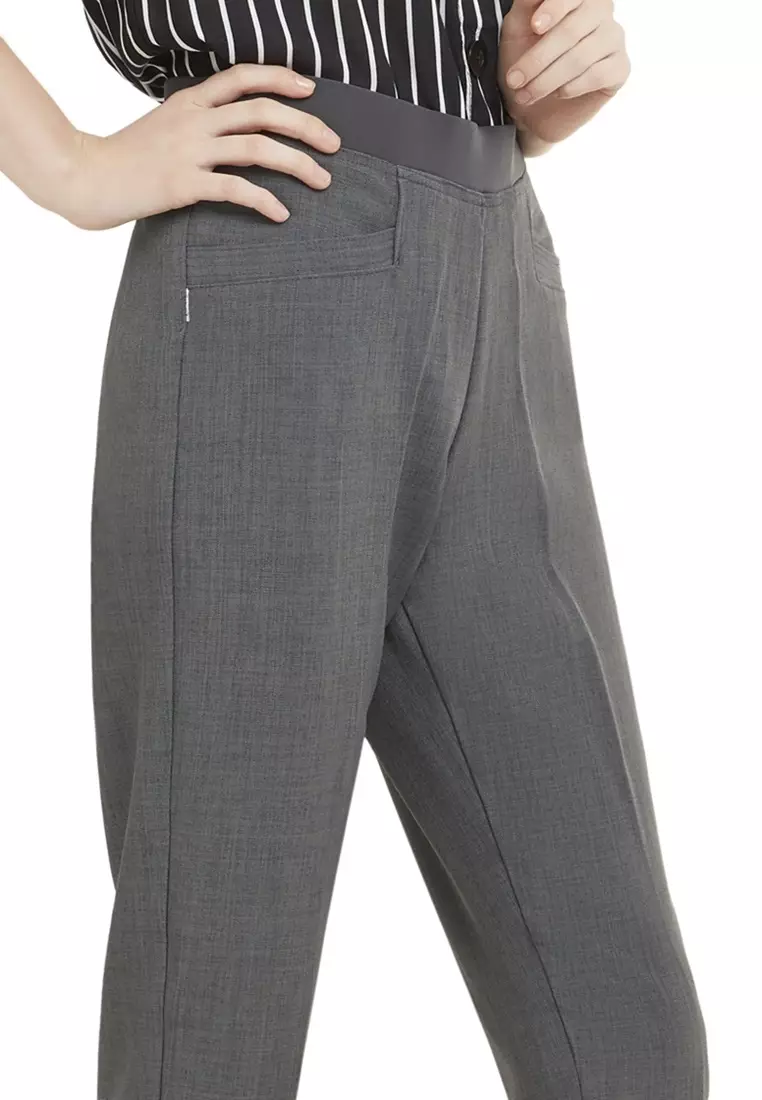 Celana Panjang Long Pants Bawahan Wanita Quality Premium - Grey