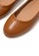 Fitflop brown FitFlop ALLEGRO Women's Soft Leather Ballet Pumps - Light Tan (Q74-592) 2D817SHA48EED9GS_5