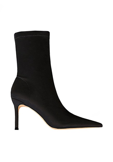 stretch high heel boots