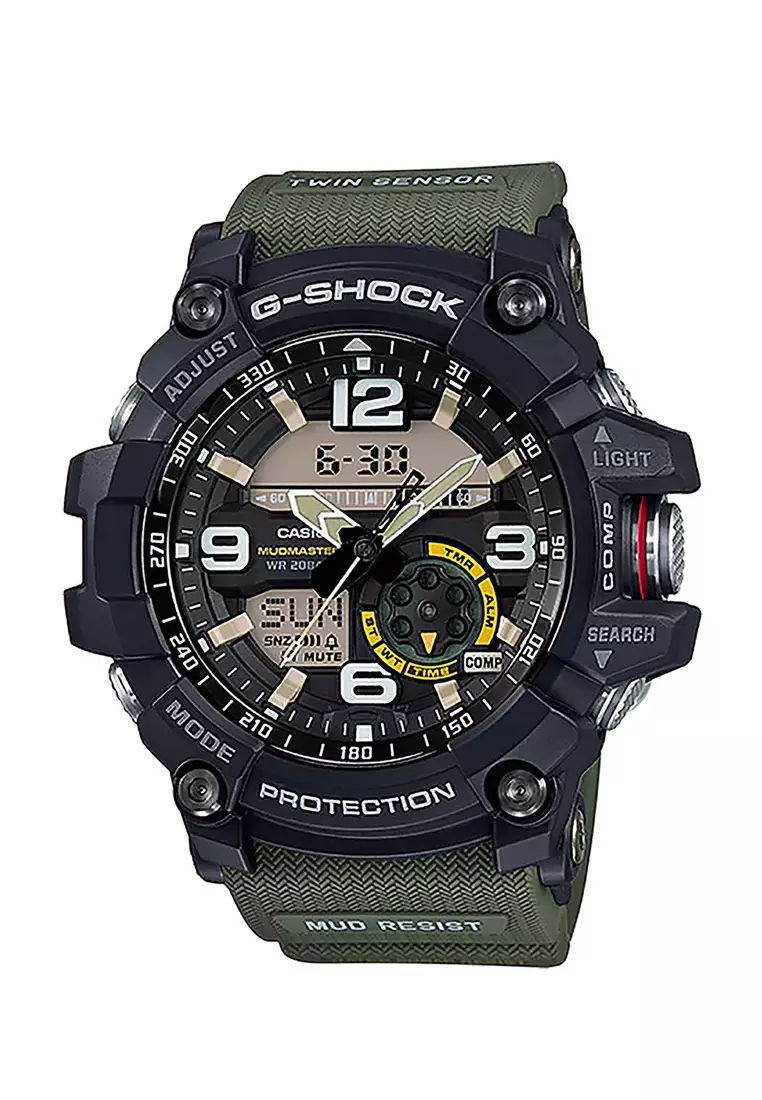 Casio CASIO G-SHOCK GG-1000-1A3DR MUDMASTER GREEN RESIN STRAP