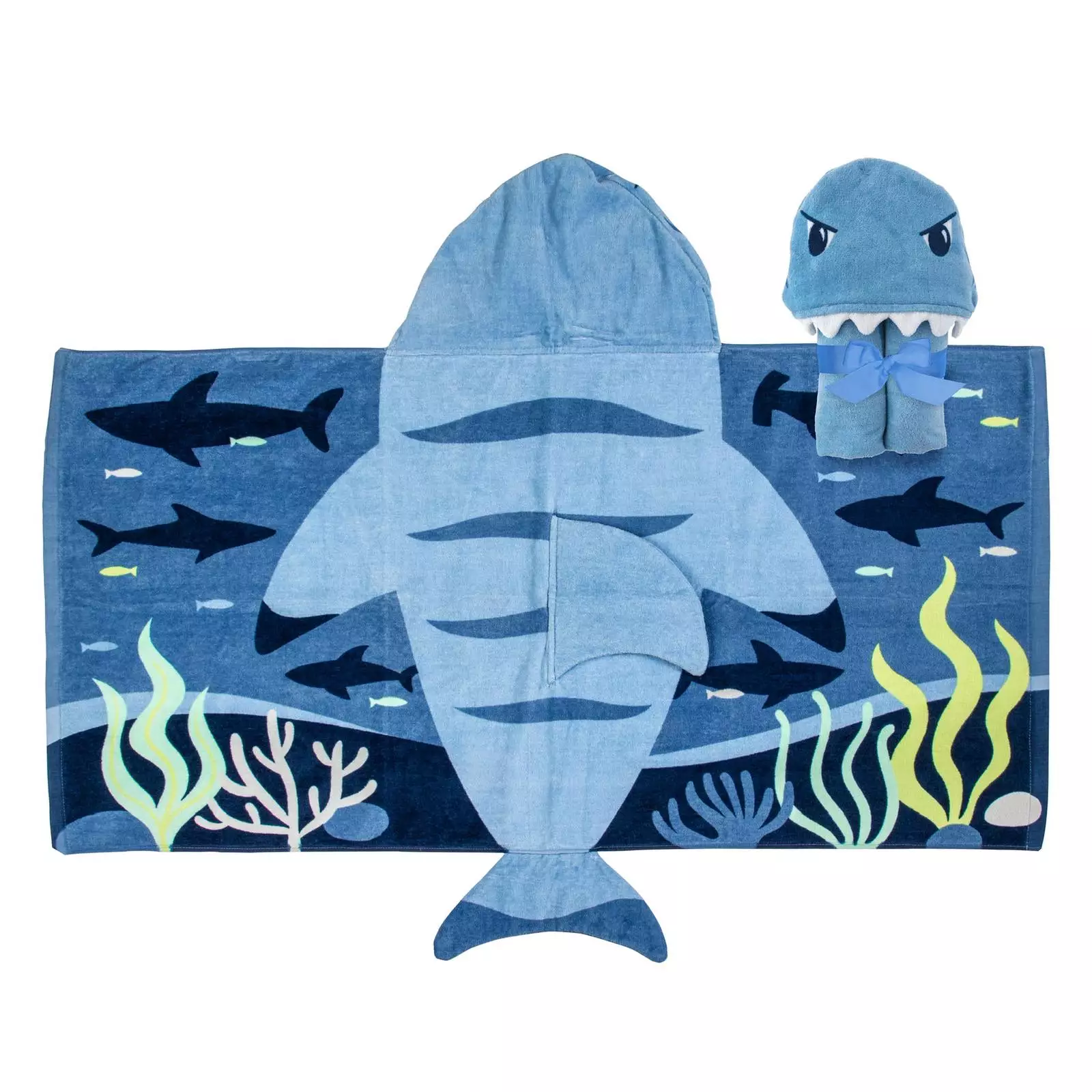 Buy Stephen Joseph Shark Hooded Towel 2024 Online ZALORA Philippines