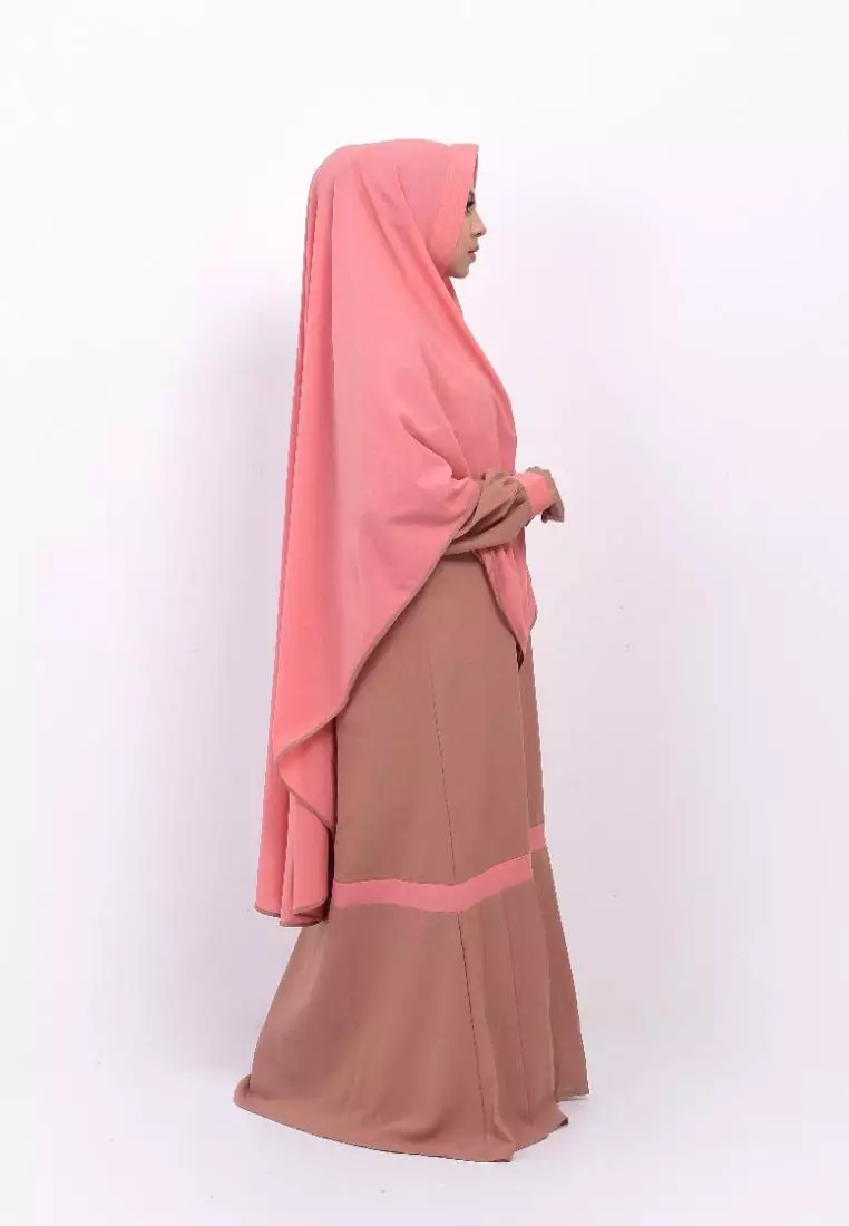 Queenza Gamis Set Wanita Muslimah Syar'i By Zayidan Zahra - Cream