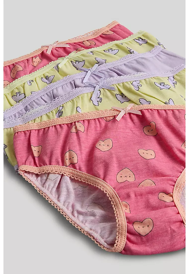 5 Pack Hearts Briefs