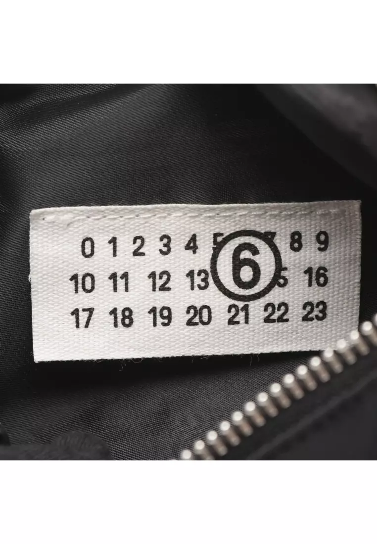 Pre-Loved MM6 MAISON MARGIELA NUMERIC Numeric belt bag body bag Nylon black