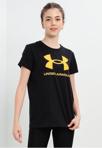 Under Armour black Live Sportstyle Graphic Tee 81215AA5AA0B36GS_1