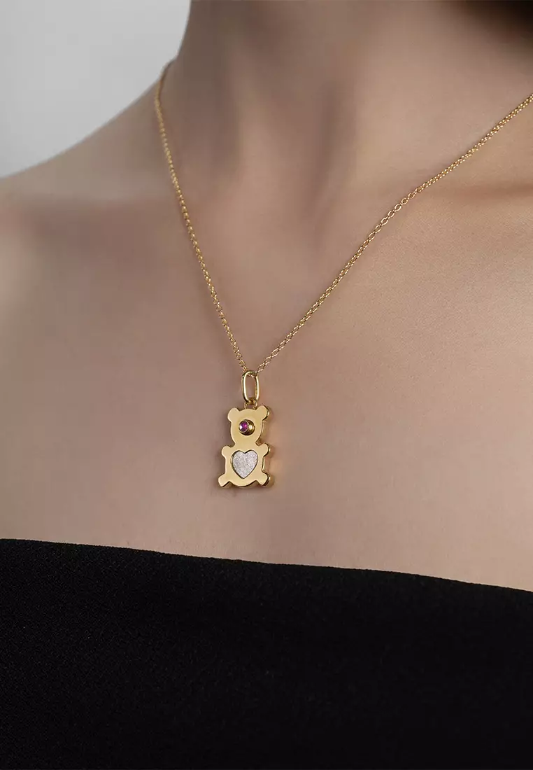 Dreamy Teddy Muonionalusta Pendant