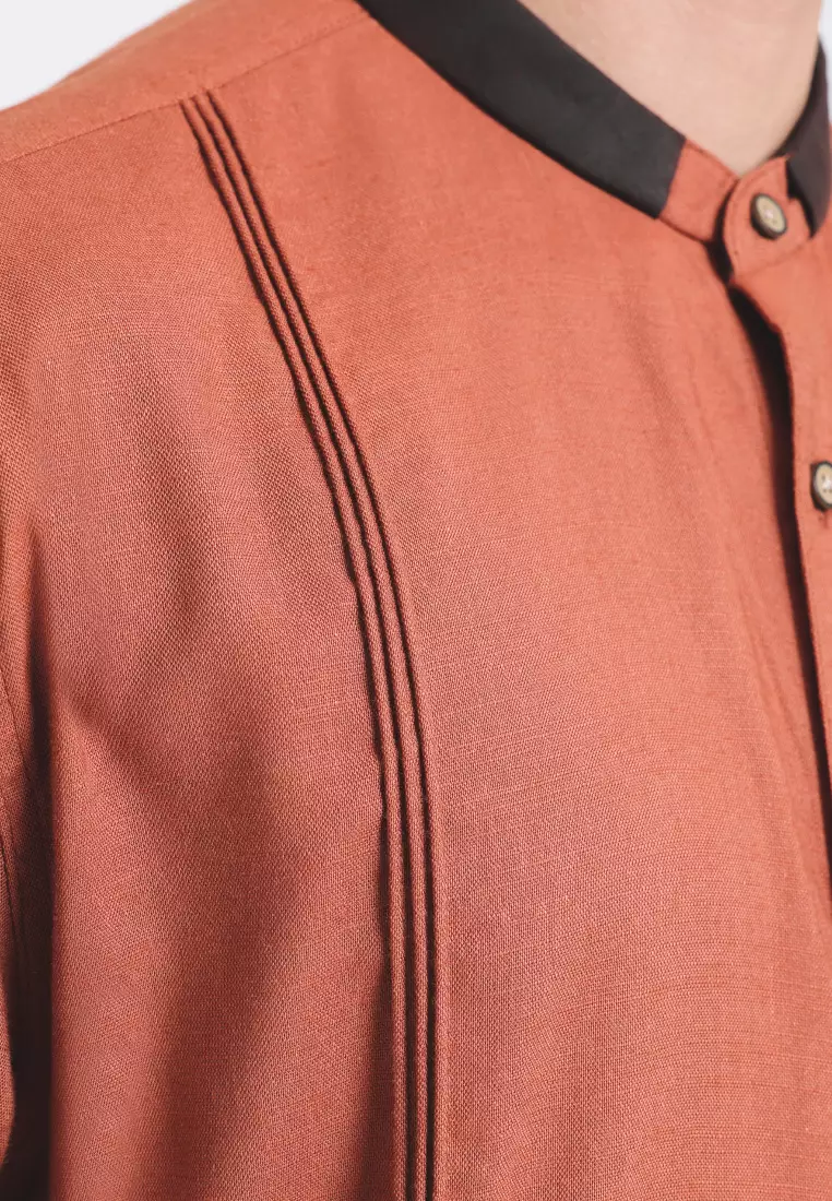 Emba Denim - Arsalan Kemeja Koko Pria Lengan Pendek Regular Teratoca