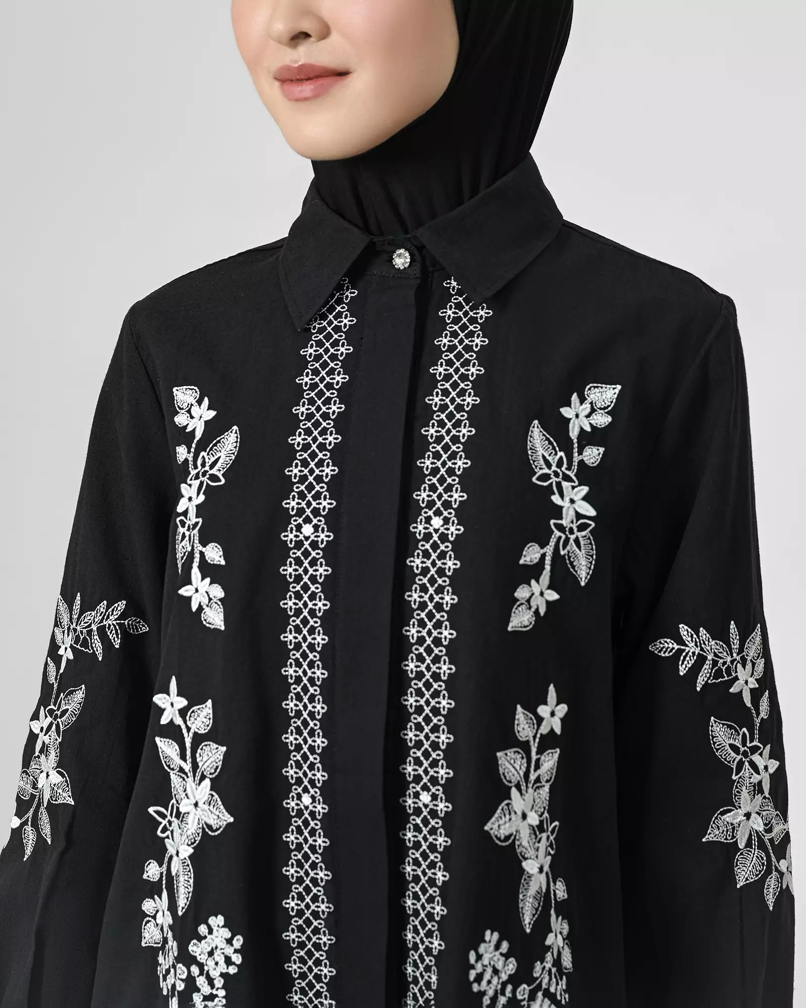 Geulis.id GLORIOSA LINEN TUNIC - BLACK