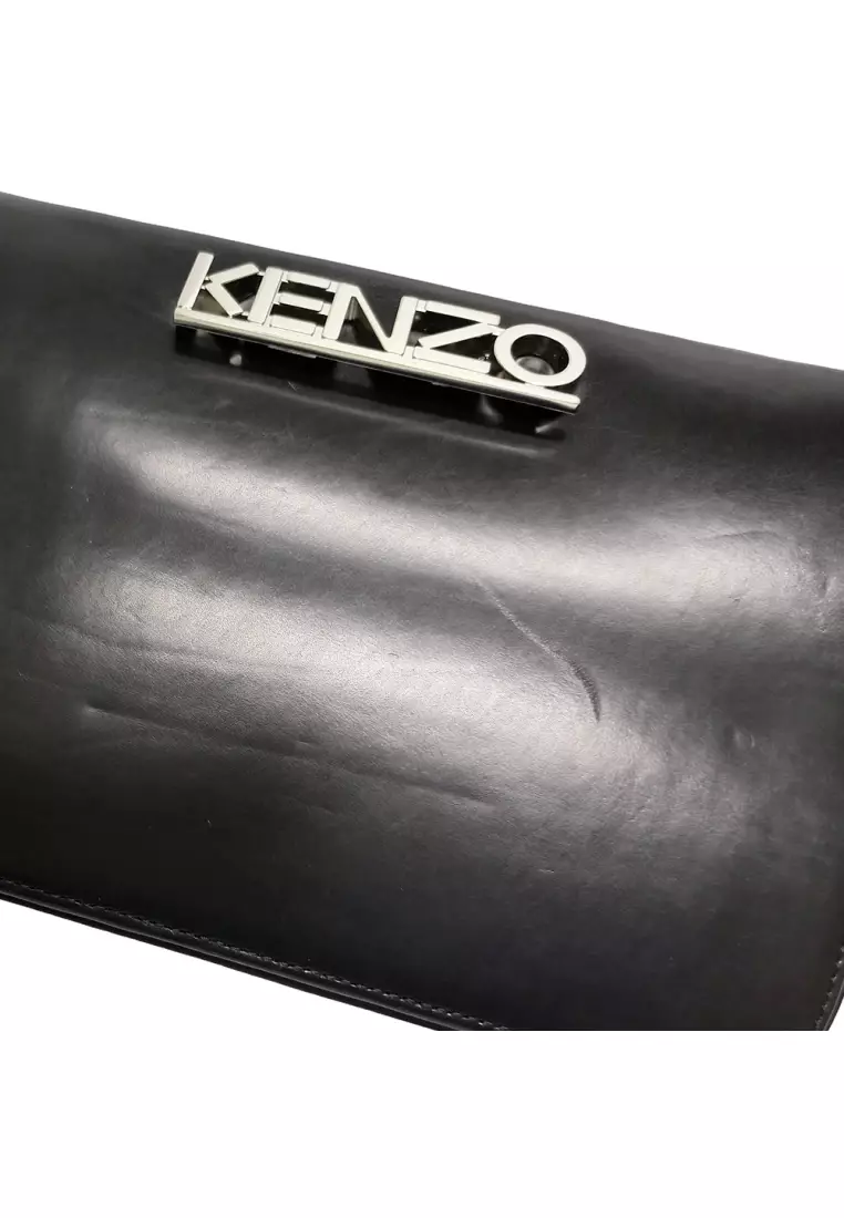 Pre-loved Kenzo Kyoto Shoulder Bag for Women in Black - O3-F862SA990L23-99