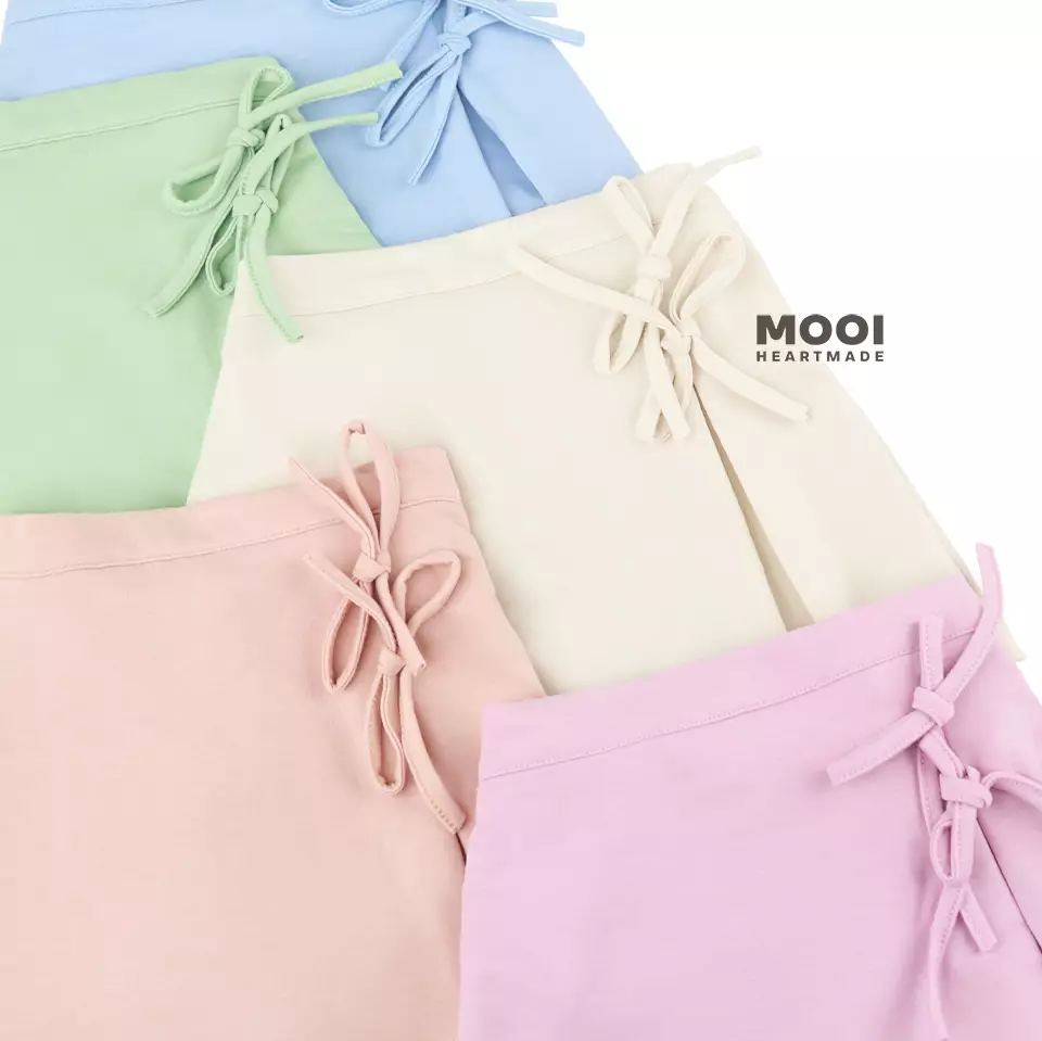 Mooi Rok Celana Skort Anak Perempuan Nata Skort Pants - Pink Blossom