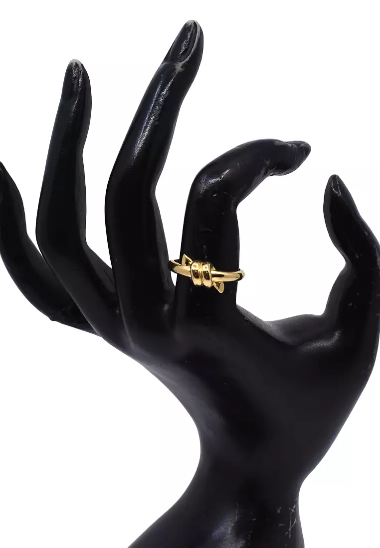 18K Yellow Gold Lady Ring