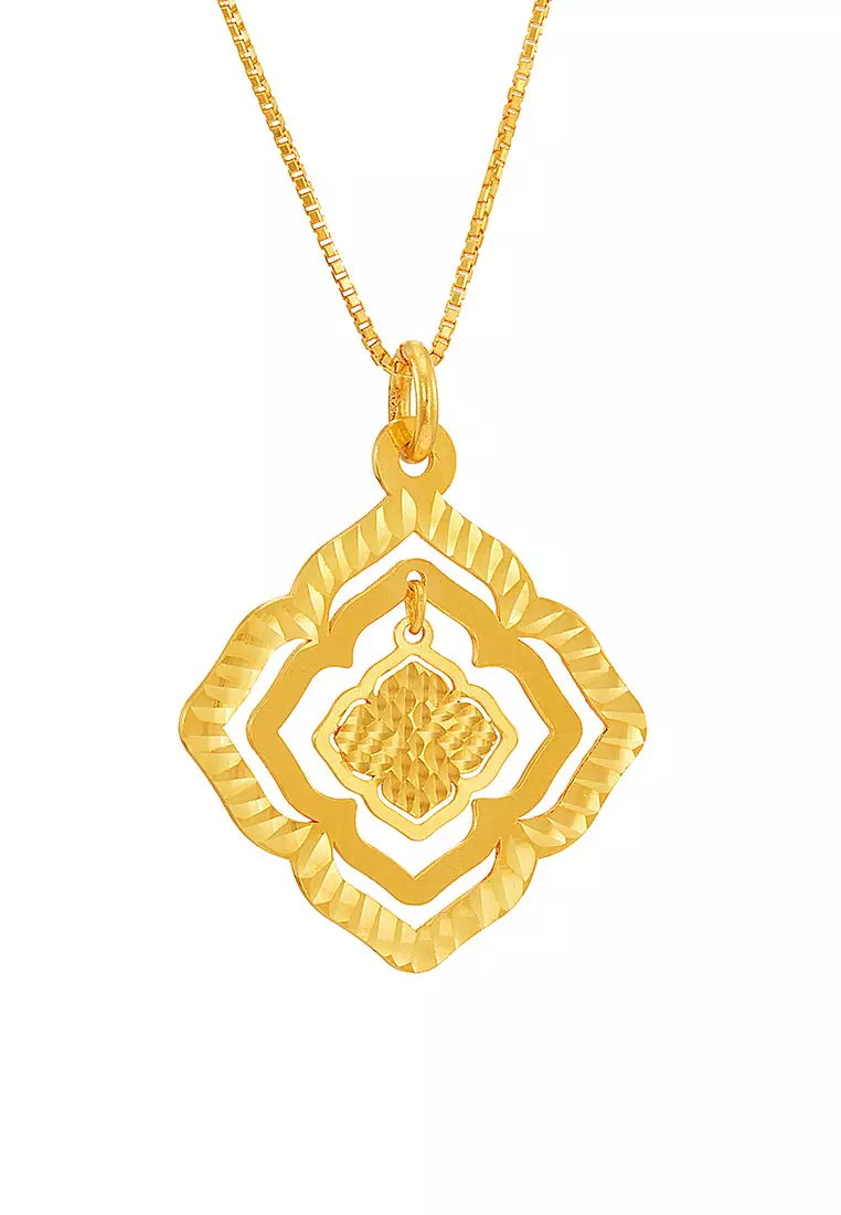 HABIB AL-ZAHRA | 916/22K Yellow Gold Pendant HLZP0011224