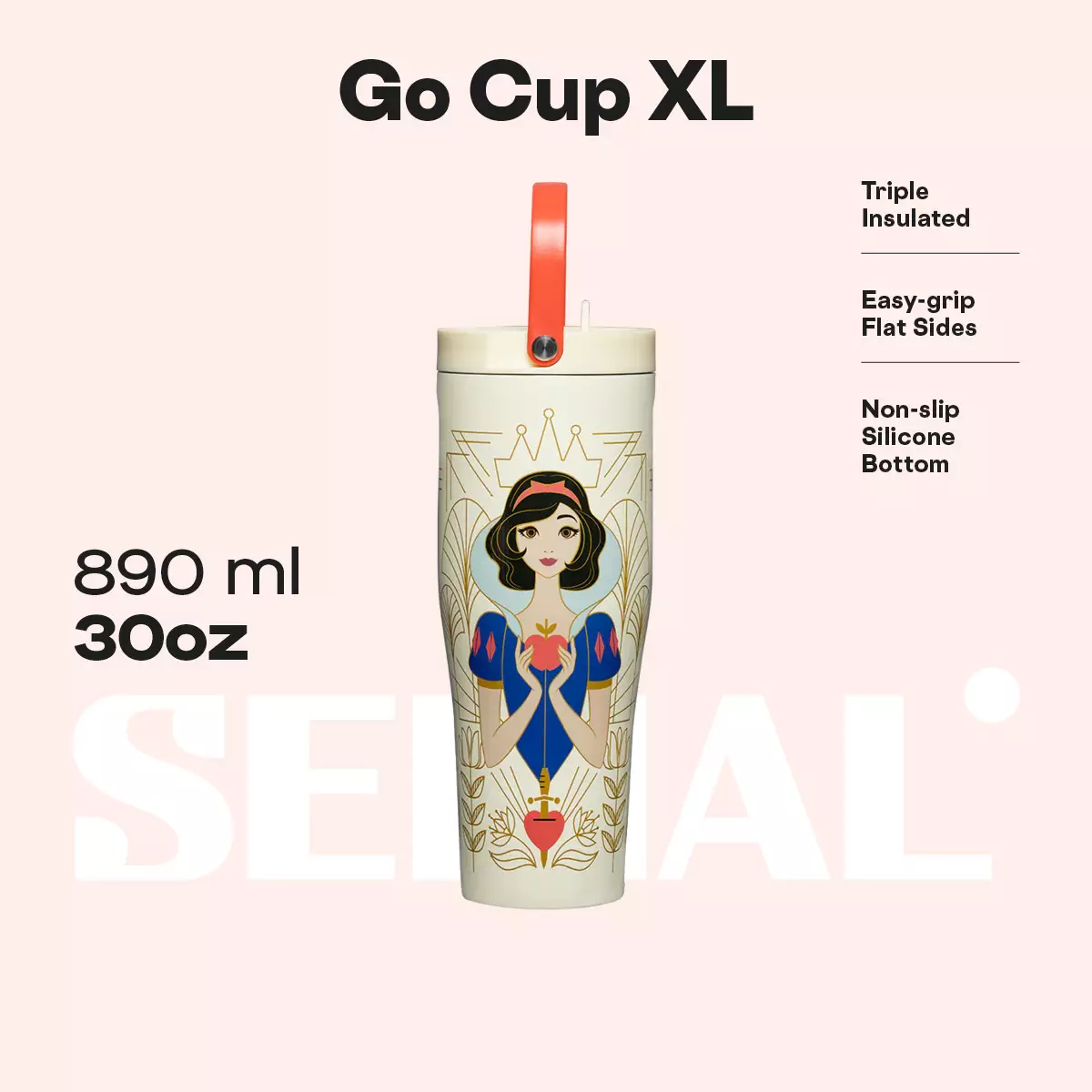 CORKCICLE Go Cup XL 30oz - Disney Princess Snow White
