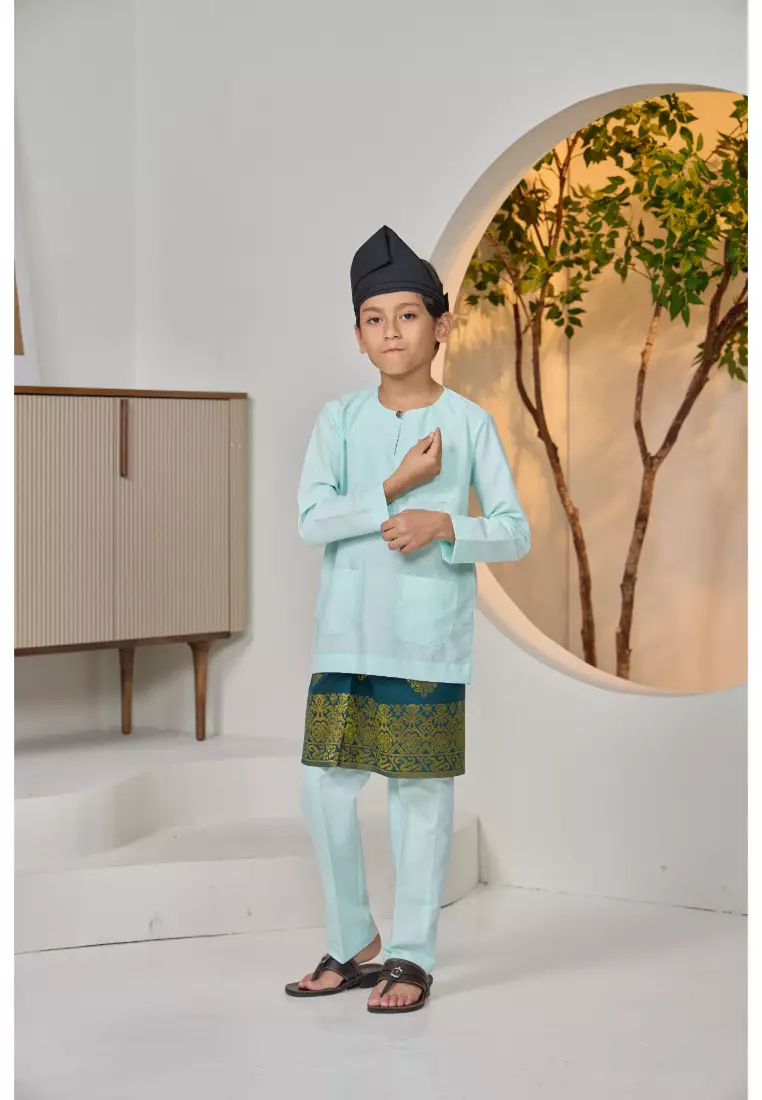 Baju Melayu Moden Teluk Belanga For Kids