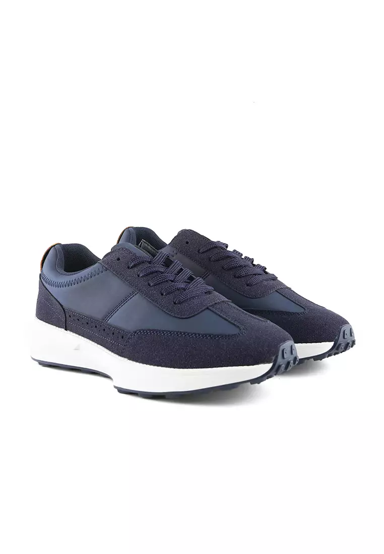Jackson Fawn 1CA Navy - Sepatu Sneakers