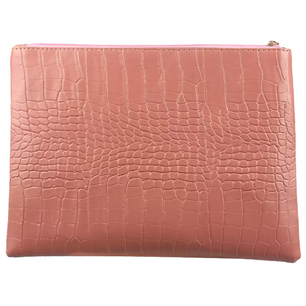 MAYONETTE Tinny Croco Pouch Dompet Wanita Terbaru 2022 Import Korea Tas Croco Wanita - Pink