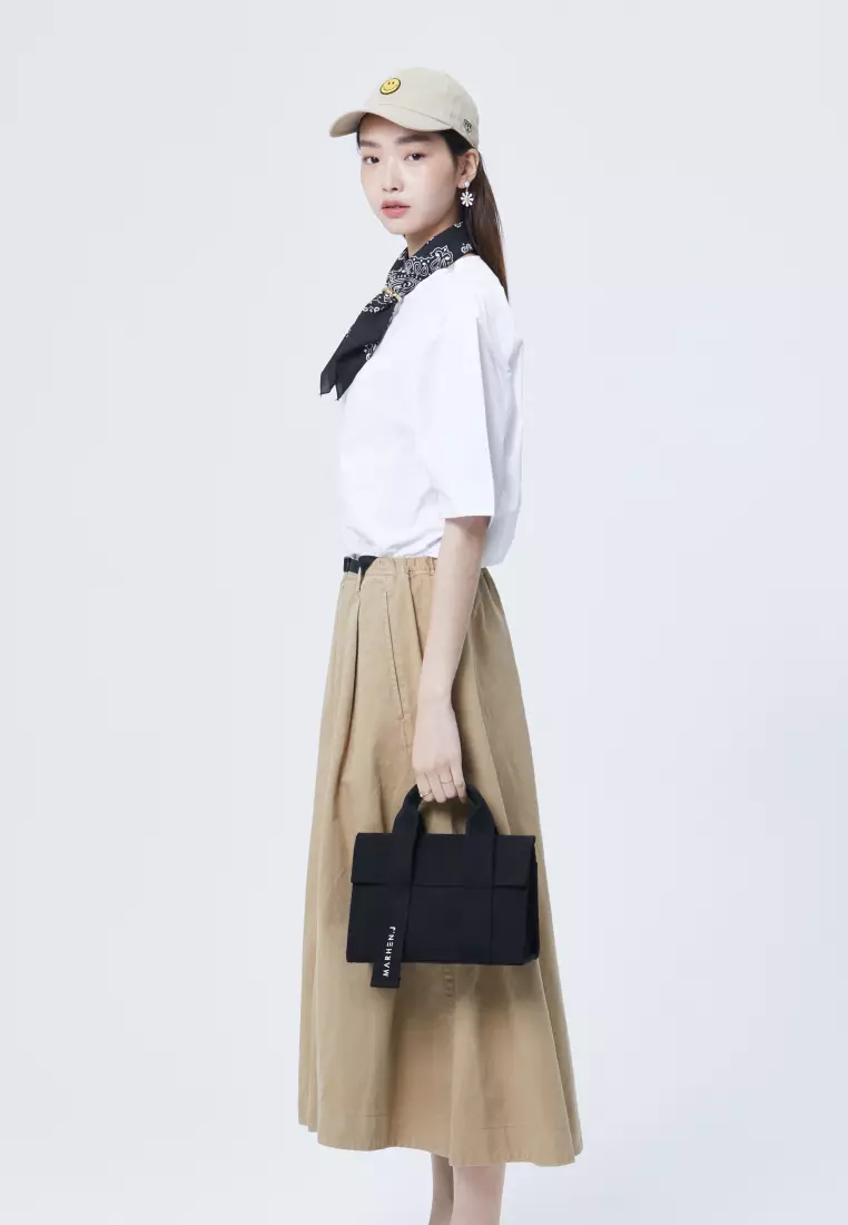 ROY NANO Canvas Crossbody Bag All Black