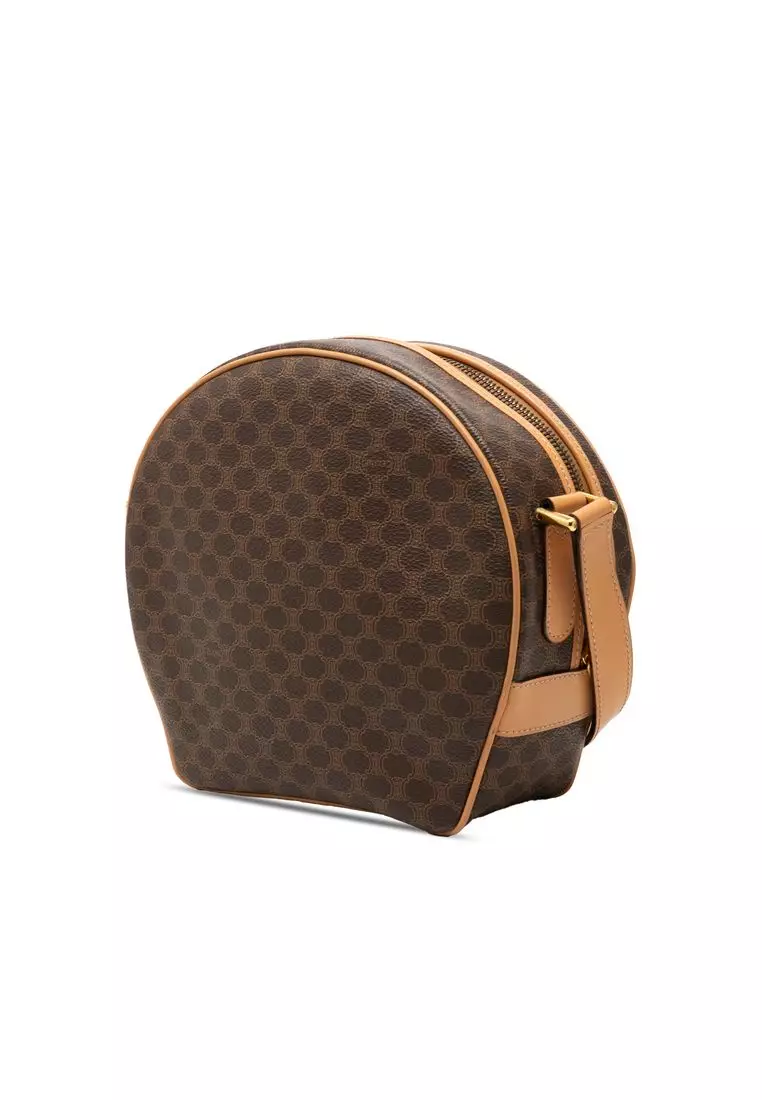 Pre-Loved Celine Macadam Coated Canvas Crossbody