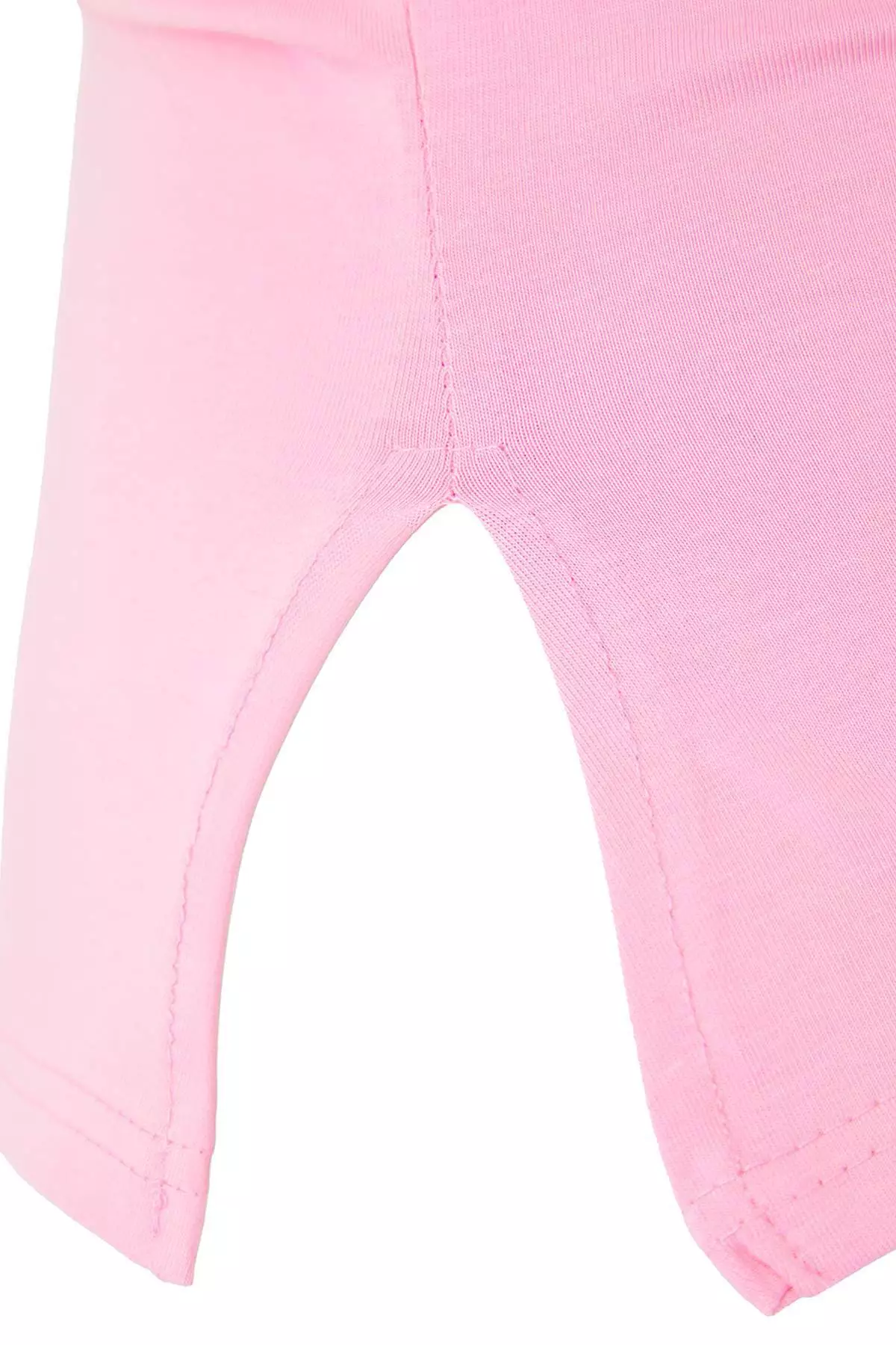 Pink Strapless Gather/Drape Detail Knitted Blouse