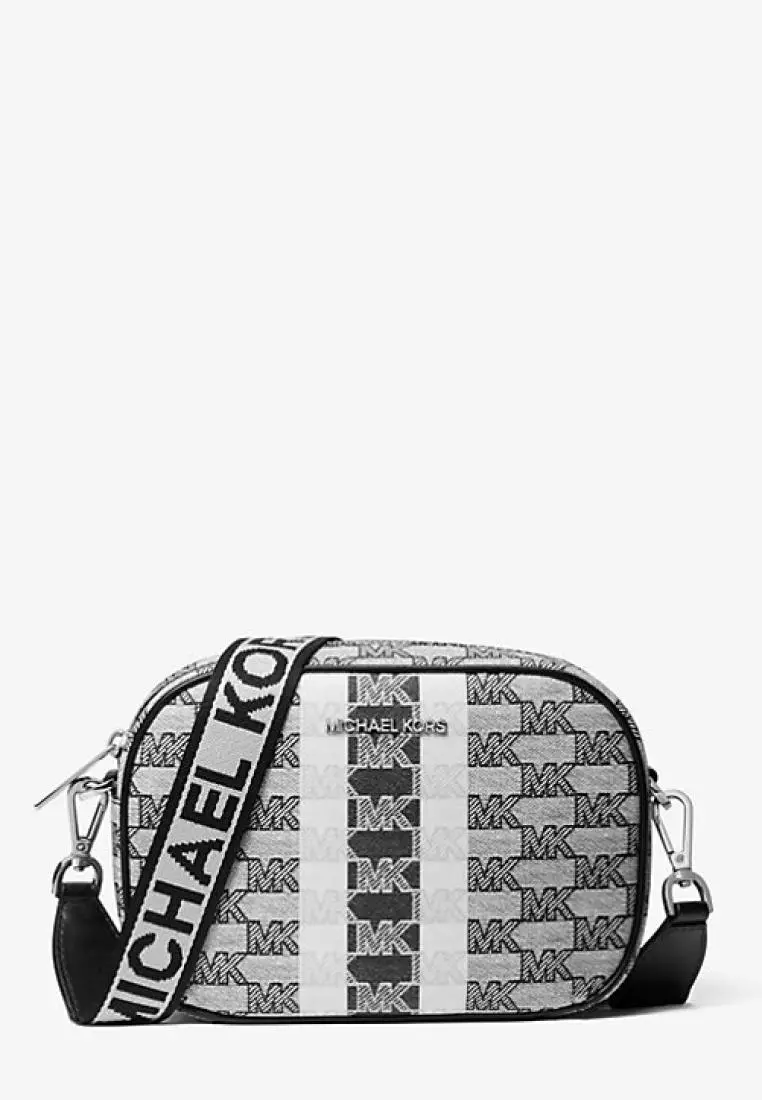 Jual Michael Kors Michael Kors Jet Set Travel Medium Logo Stripe