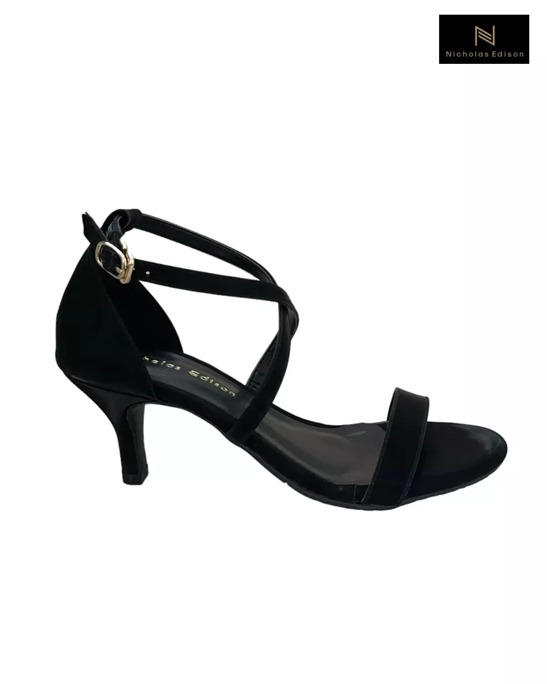 Nicholas Edison Heel Kirana Black