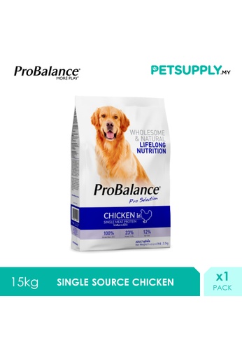 Buy Probalance Probalance 15kg Single Source Chicken Adult Dry Dog Food Petsupply My Online Zalora Malaysia
