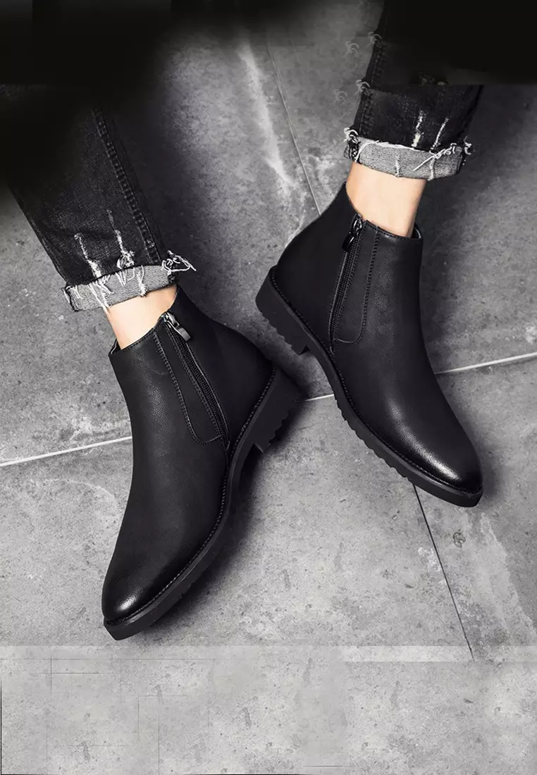 Low rise boots online
