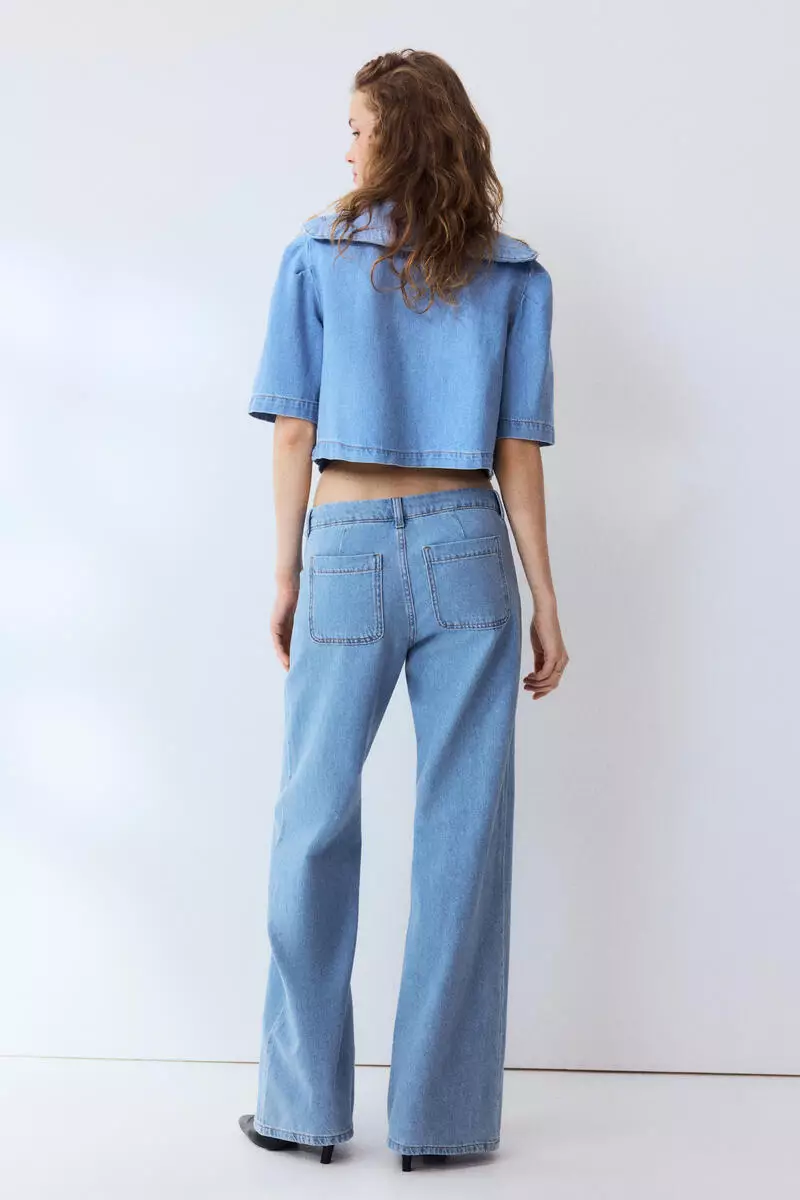 Wide Regular Waist Jeans