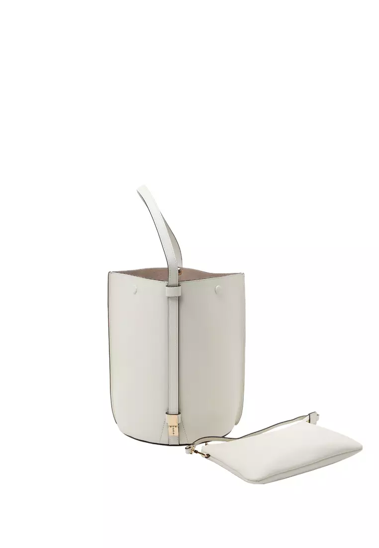ORUKAMI Flat Hook Convertible Bucket Tote - Ivory