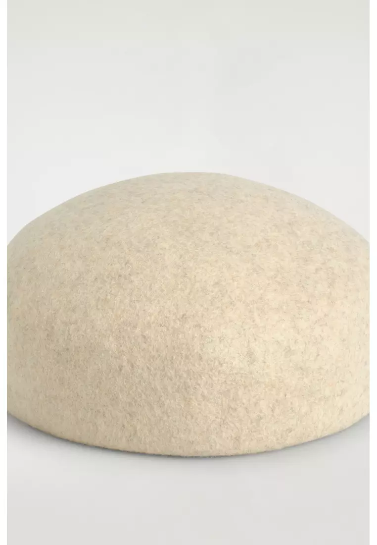 SCULPTED WOOL BERET