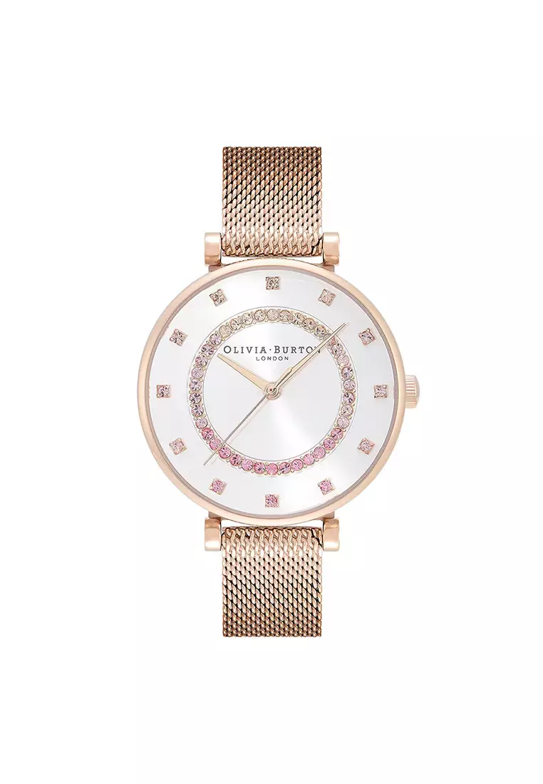 Olivia burton hotsell gold mesh watch