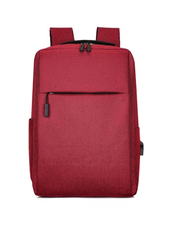 Twenty Eight Shoes red VANSA New Simple Multipurpose Backpacks  VBM-Bp1803 F69DBAC739567FGS_1