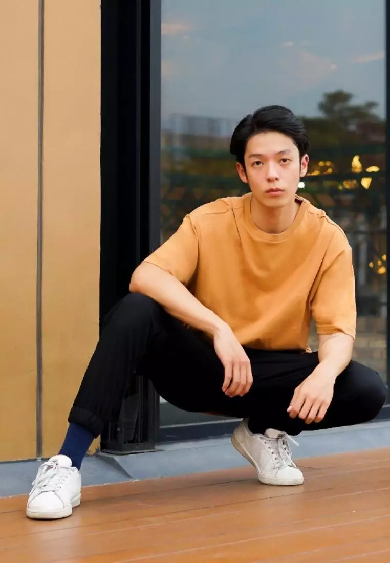 Kale Dexter Dusty Brown / Kaos Oversize Lengan Pendek Pria / Unisex