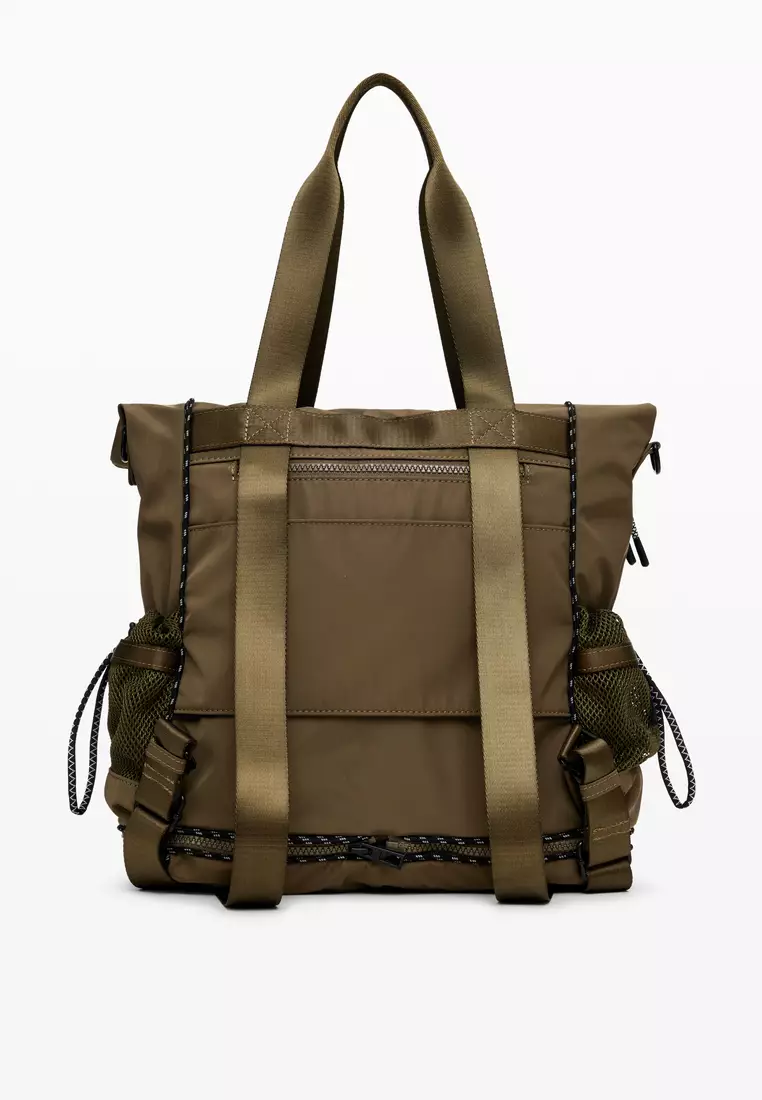 Desigual Women's Accessories Voyager XL multi-position backpack.