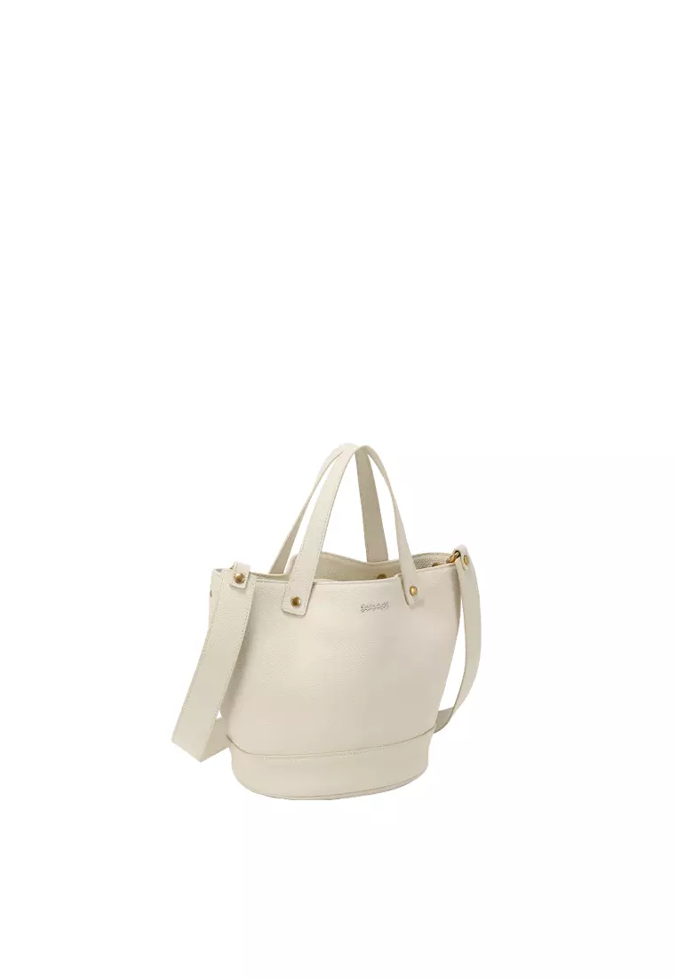 [Online Exclusive] JULIANA Bucket Bag - Cream Beige