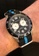 EGLANTINE silver EGLANTINE® Terrenz Unisex Steel Quartz Watch Black Dial on Black/Turquoise NATO Strap 6361DAC9A6C69CGS_2