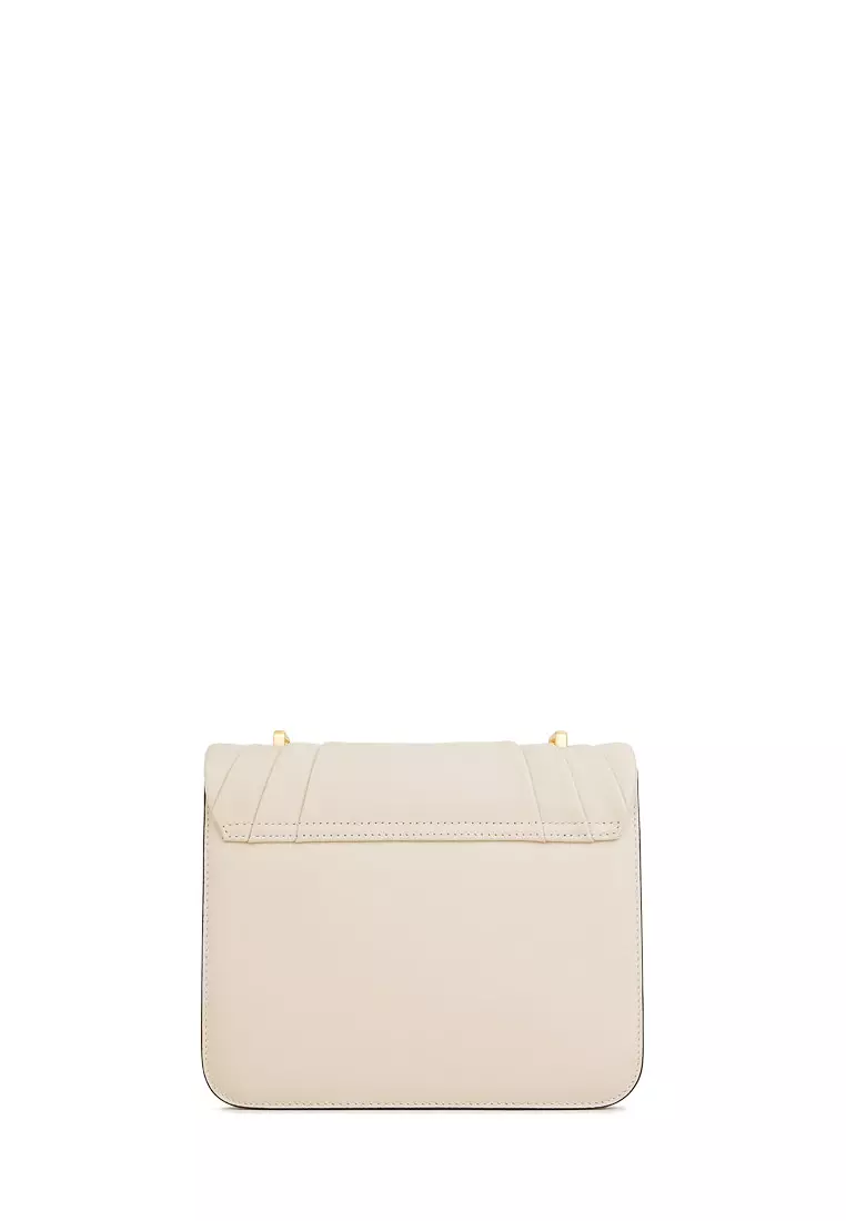 Beige Everyday Croissant Small Crossbody Bag