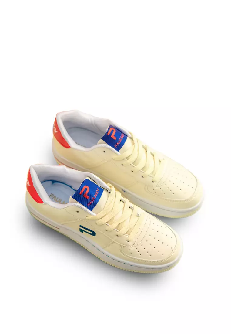 PAULMAY - Sepatu Sneakers Pria Denver - Cream Blue