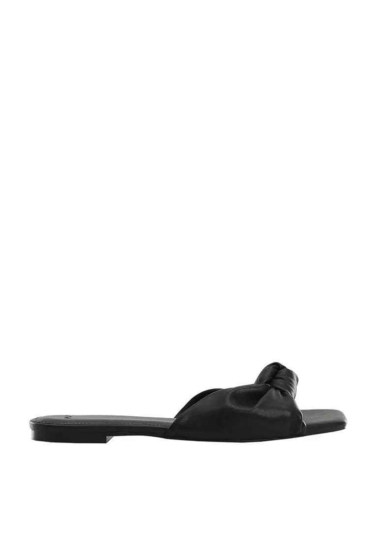 Discount on Mango  shoes - SKU: Square Toe Knot Sandals