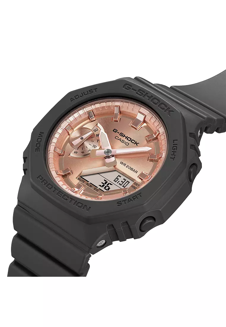 Jam Tangan Analog-Digital Wanita Casio G-Shock GMA-S2100MD-1A - Dark Grey Resin Strap