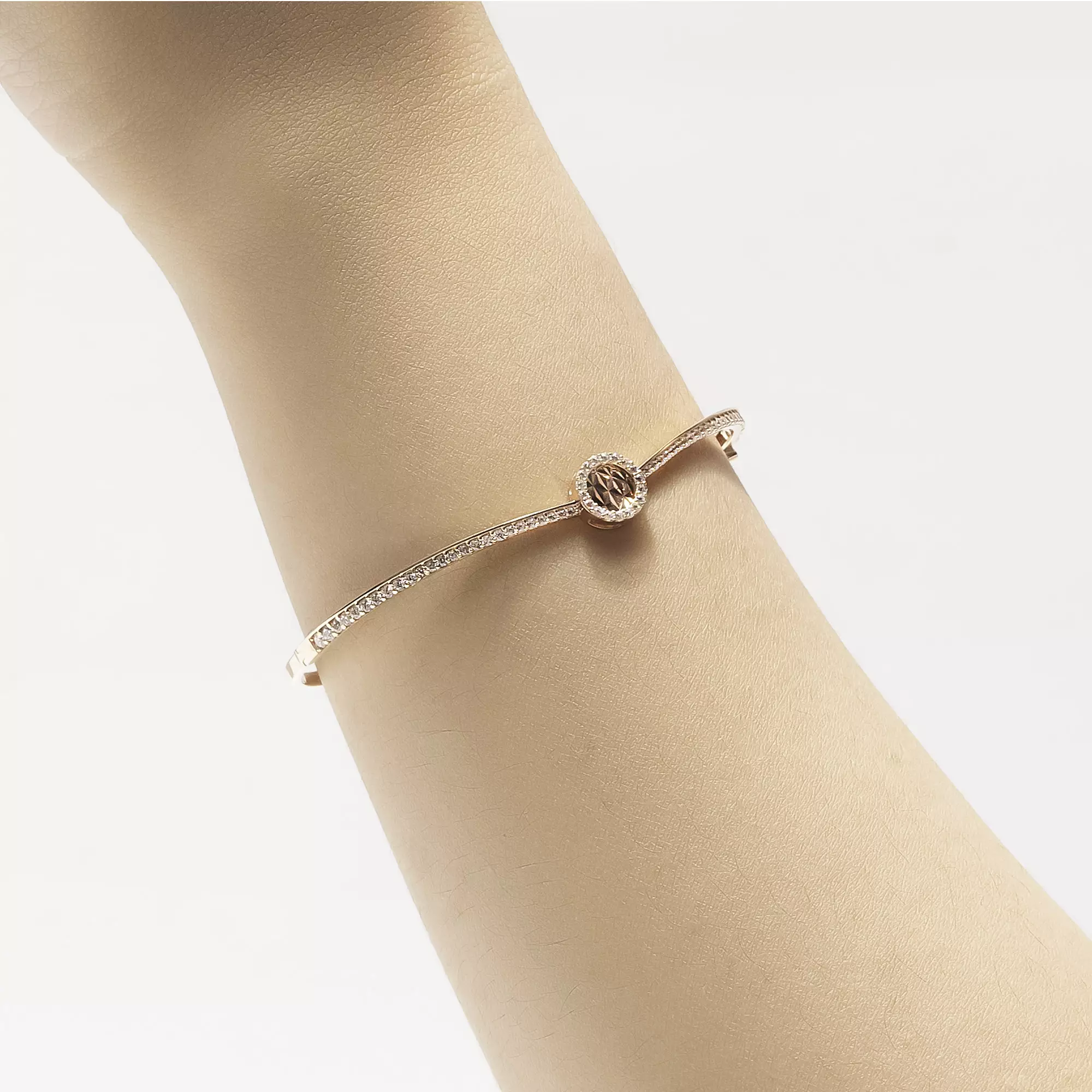 Gelang Emas 7K - Octa Gold Bangle - Luxxe 03 Collection - Juene Jewelry