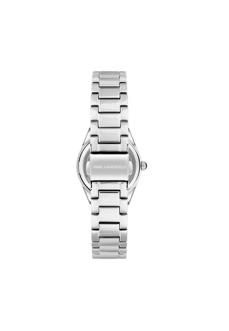 【2 Years Warranty】KARL LAGERFELD Hamburg Collection 30mm Women's Pink Quartz Watch R0553105510