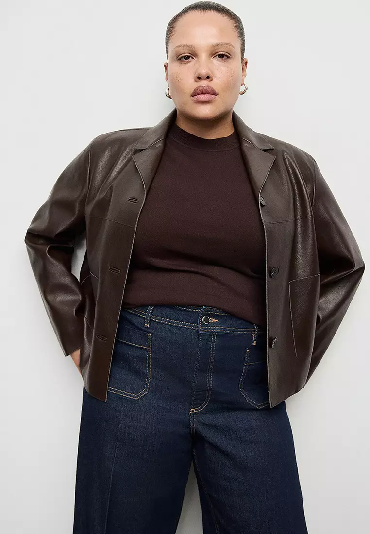 Wide-Leg Jeans With Pockets