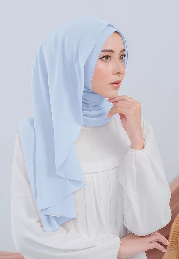 HIJAB INSTAN LUBNA - BABY BLUE