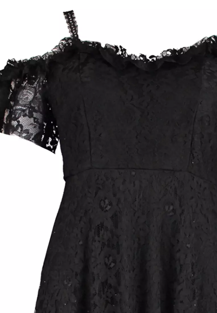 Plus Size Lace Evening Dress