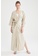 DeFacto beige Moss Embroidered Tasseled Belted Summer Kimono 341AFAA11A459BGS_1