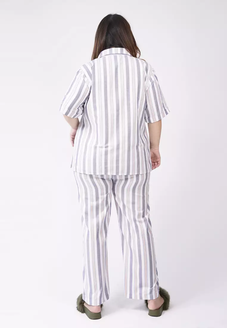 Plus Size Homewear Set Edith Navy