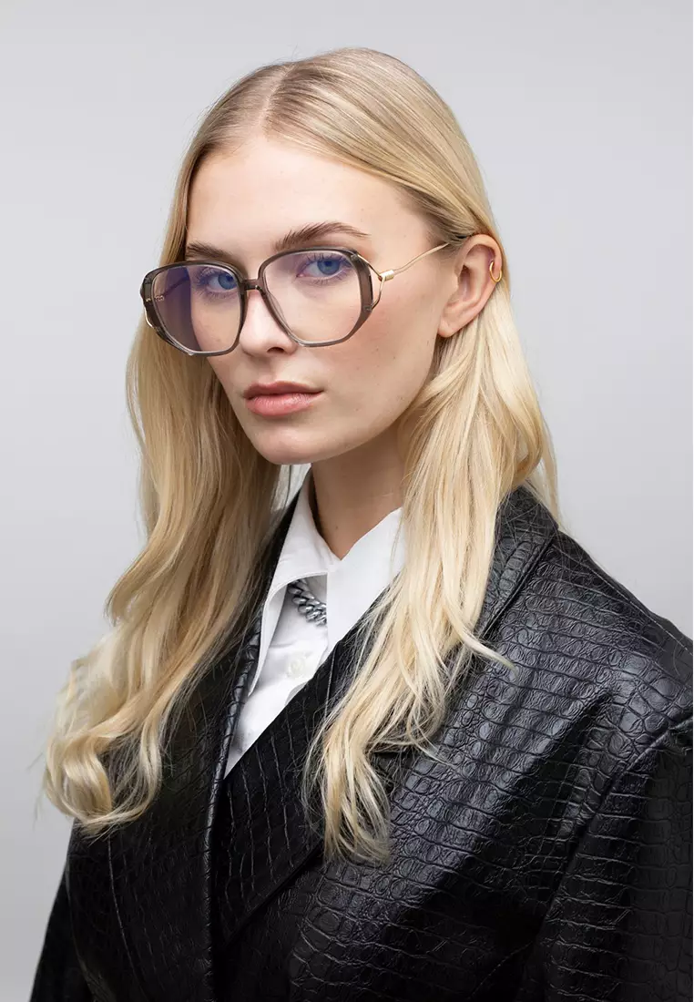 Remix (OP442-Grey) Luxury Anti-Radiation/Computer Eyeglasses from London for Women