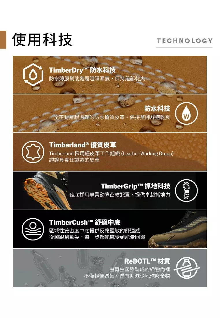 男款Motion Access防水中筒健走鞋