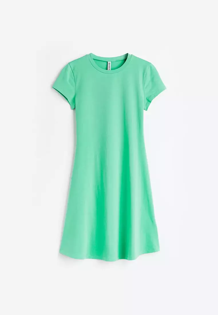 Buy H&M FlaredSkirt Jersey Dress Online ZALORA Malaysia